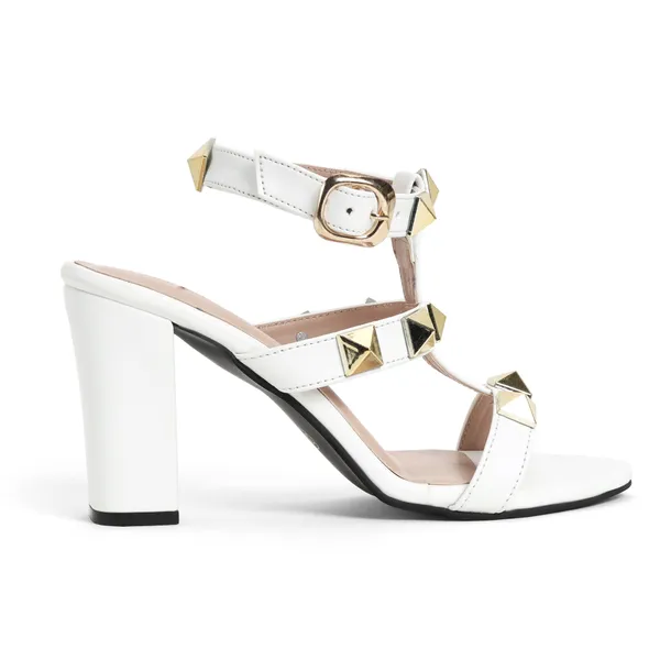 White_Studded_Block_Heel_Sandals_For_Women