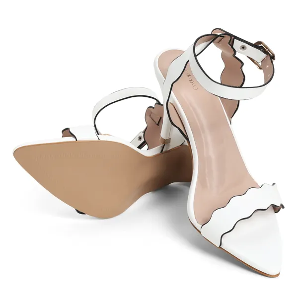 White_Strappy_Heeled_Sandals_For_Women