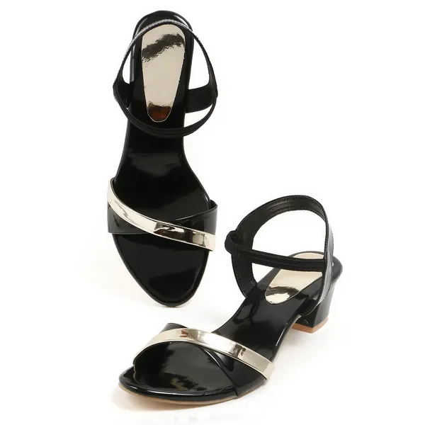 Black_Synthetic_Block_Heel_Sandals_For_Women
