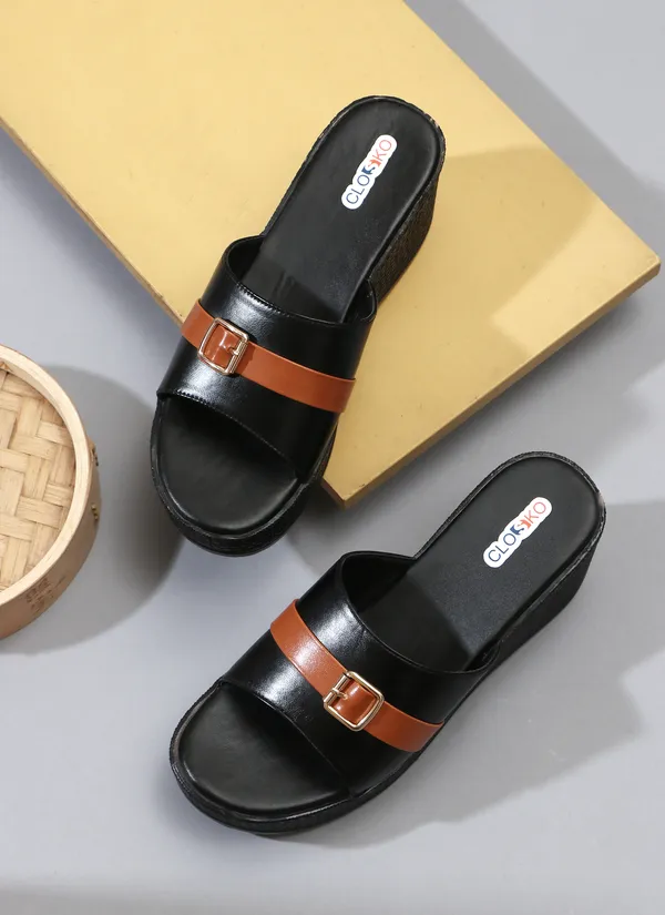 Black_Synthetic_Wedge_Slip-On_Sandals_For_Women