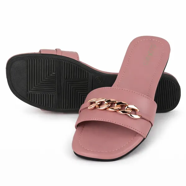 Pink_Synthetic_Flat_Sandals_For_Women