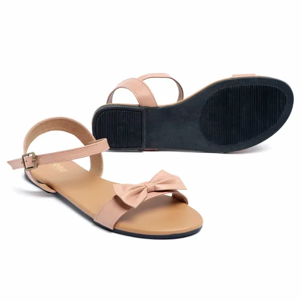 Pink_Synthetic_Flat_Sandals_For_Women