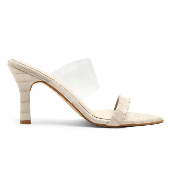 Cream_Pointed_Toe_Heeled_Mule_For_Women