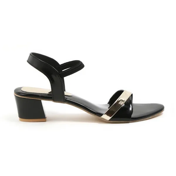 Black_Synthetic_Block_Heel_Sandals_For_Women