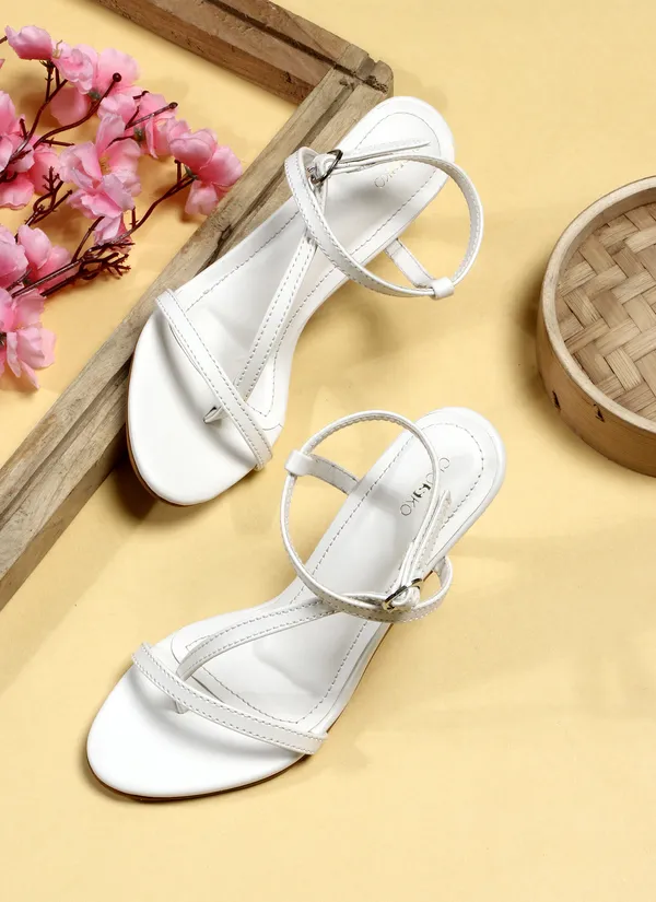 White_Strappy_Heeled_Sandals_For_Women