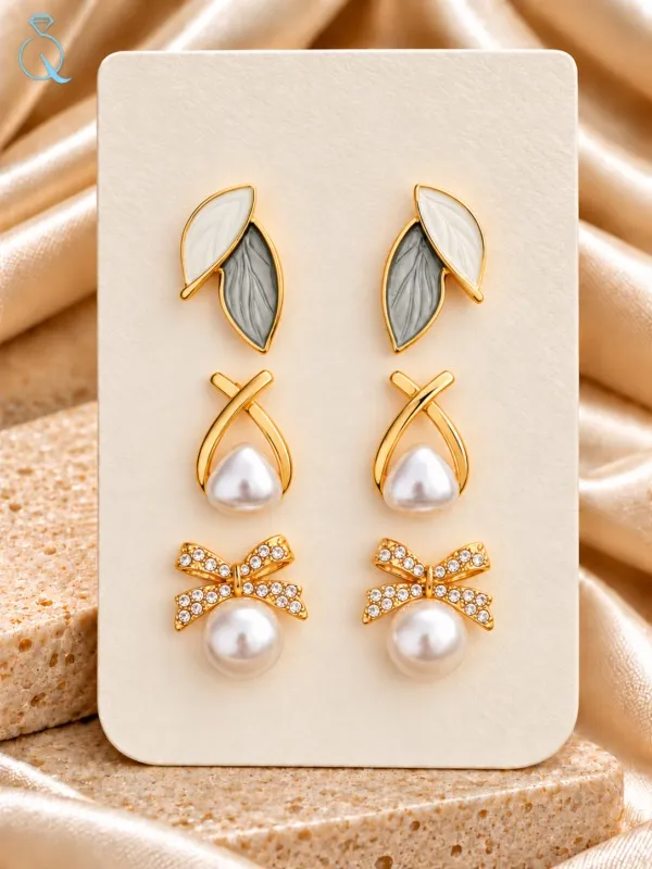 Gold_Tone_Pearl_Stud_Earrings_Set_for_Women