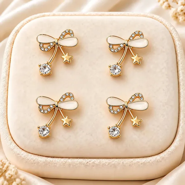Golden_Alloy_Crystal_Bow_Stud_Earrings_For_Women_-_Pack_of_4