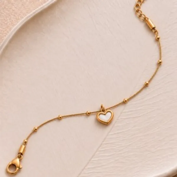 Gold_Tone_Heart_Charm_Bracelet_for_Women
