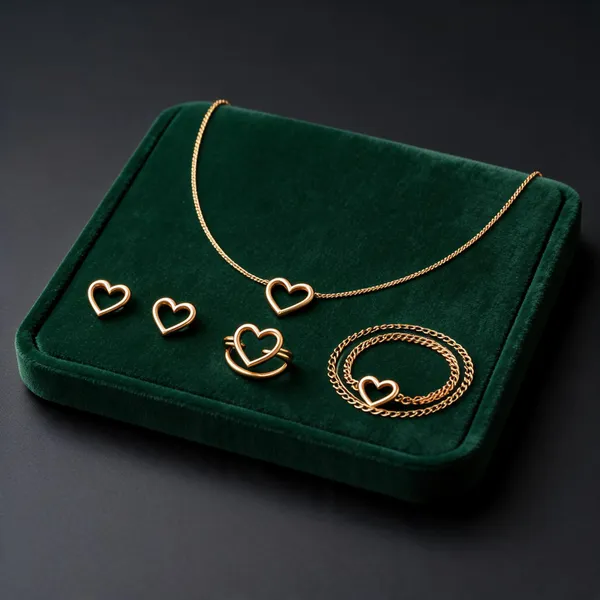 Golden_Alloy_Open_Heart_Necklace_Earrings_Bracelet_Ring_Set_For_Women