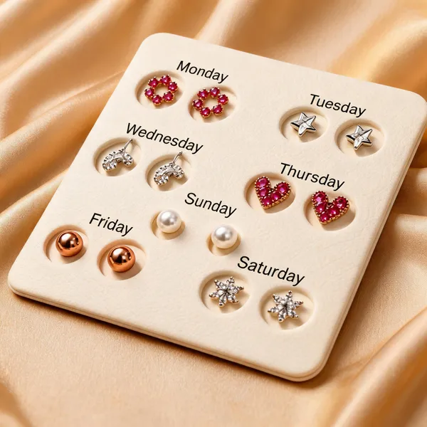 Multicolor_Alloy_Floral_Star_Heart_Stud_Earrings_Set_Of_7_For_Women