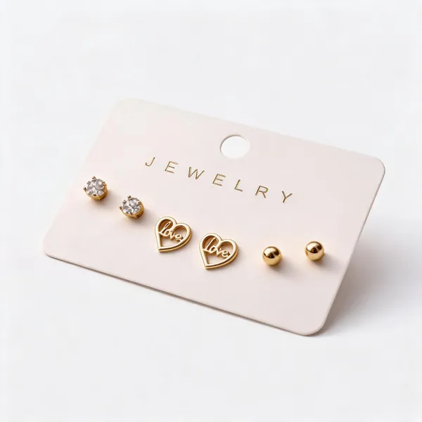 Golden_Alloy_Crystal_Heart_And_Bead_Stud_Earrings_Set_For_Women