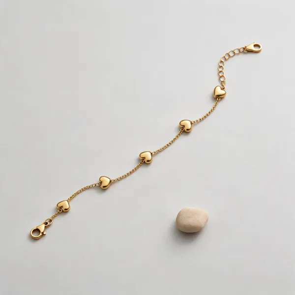 Golden_Alloy_Heart_Charm_Chain_Anklet_For_Women
