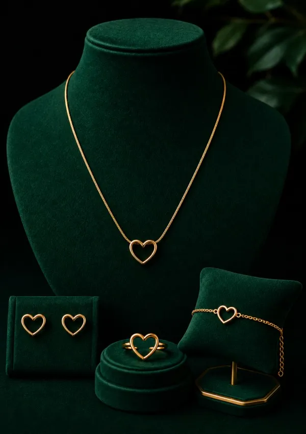 Gold_Tone_Heart_Jewellery_Set_for_Women