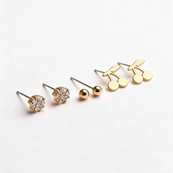 Golden_Alloy_Floral_Ball_And_Cherry_Drop_Earrings_Set_For_Women