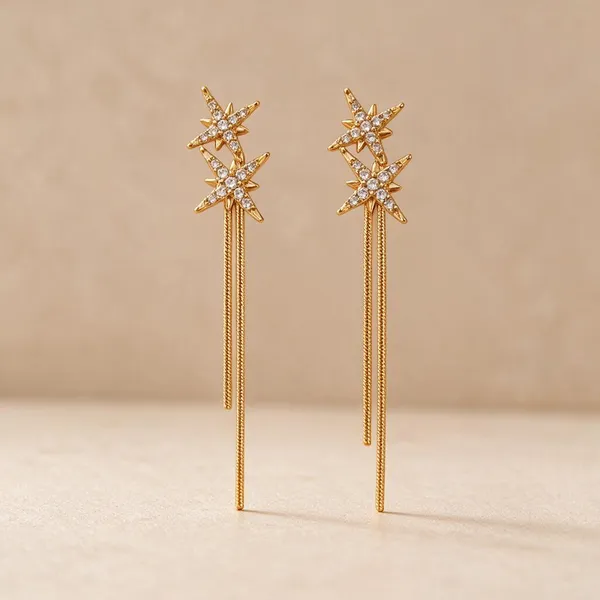 Golden_Alloy_Crystal_Starburst_Drop_Earrings_For_Women_-_Pack_of_4