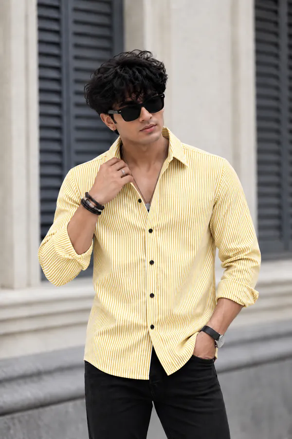 Yellow_Striped_Casual_Shirt_for_Men