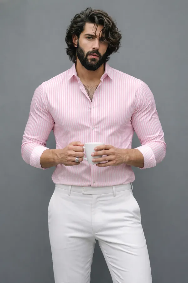 Pink_Striped_Button_Down_Shirt_for_Men