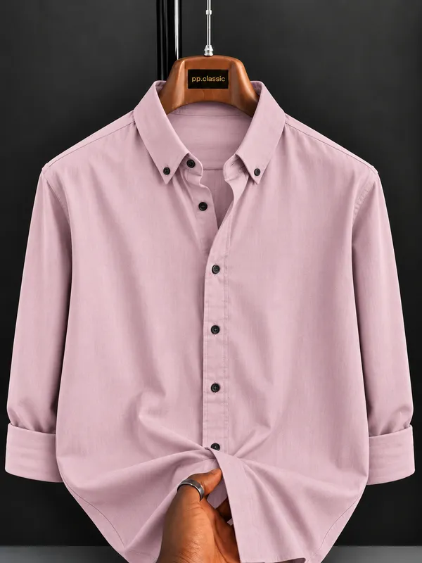 Pink_Solid_Regular_Fit_Shirt_for_Men