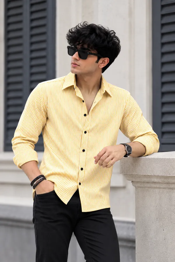 Yellow_Striped_Casual_Shirt_for_Men