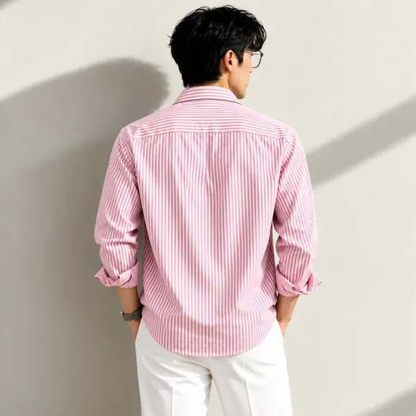Pink_Striped_Casual_Shirt_for_Men