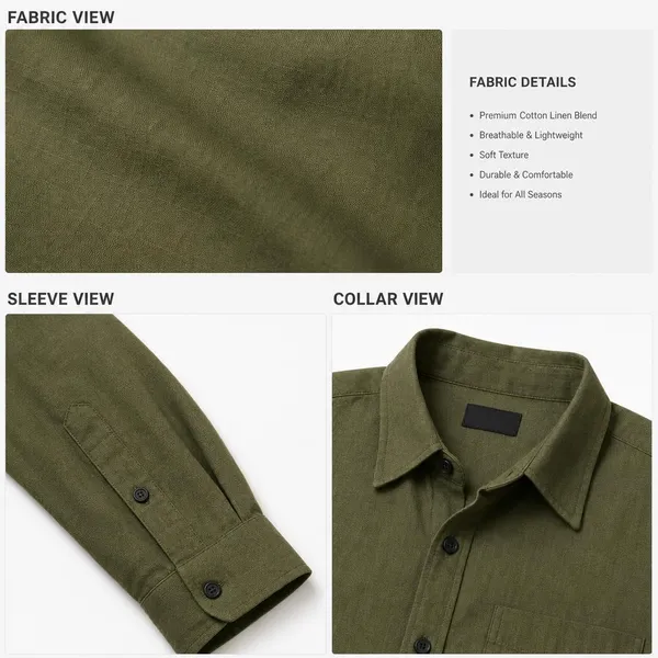 Olive_Cotton_Linen_Blend_Regular_Fit_Shirt_for_Men