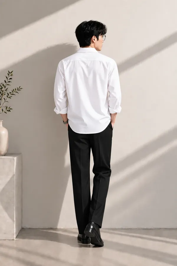 White_Full_Sleeve_Casual_Shirt_For_Men