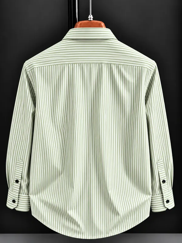 Olive_Green_Striped_Regular_Fit_Shirt_for_Men