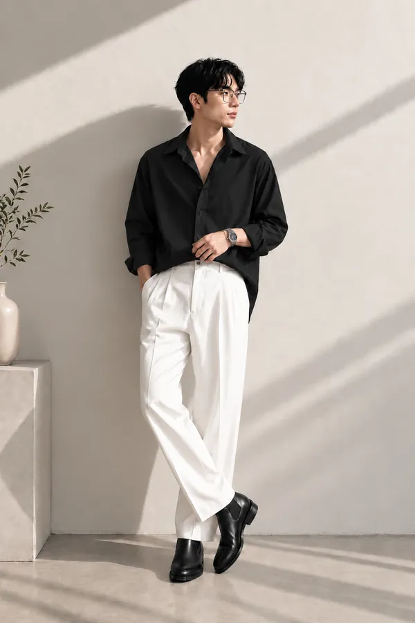 Black_Long_Sleeve_Casual_Shirt_for_Men