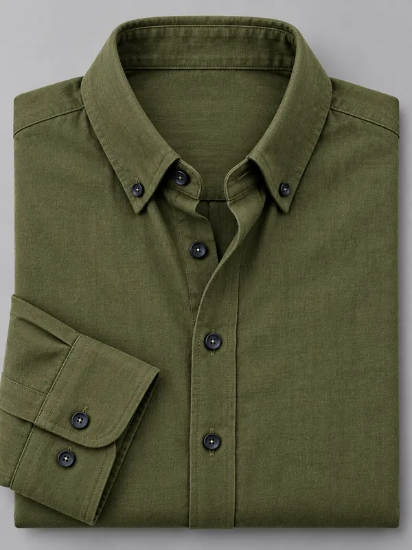 Olive_Regular_Fit_Shirt_for_Men