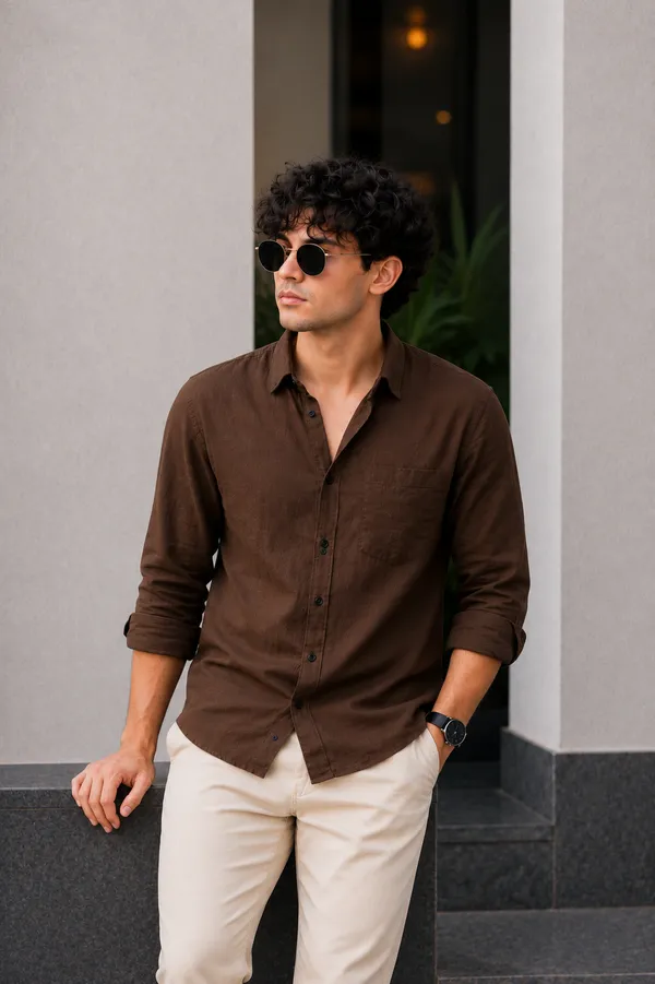 Brown_Casual_Fit_Shirt_for_Men