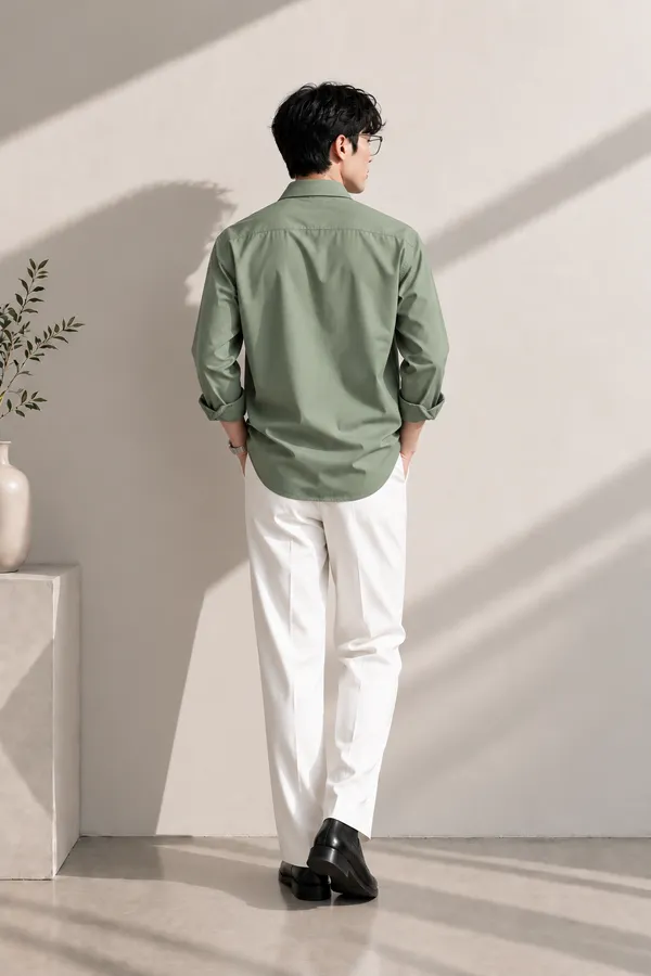 Green_Linen_Regular_Fit_Shirt_For_Men