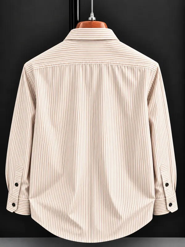 Beige_Woven_Striped_Shirt_for_Men