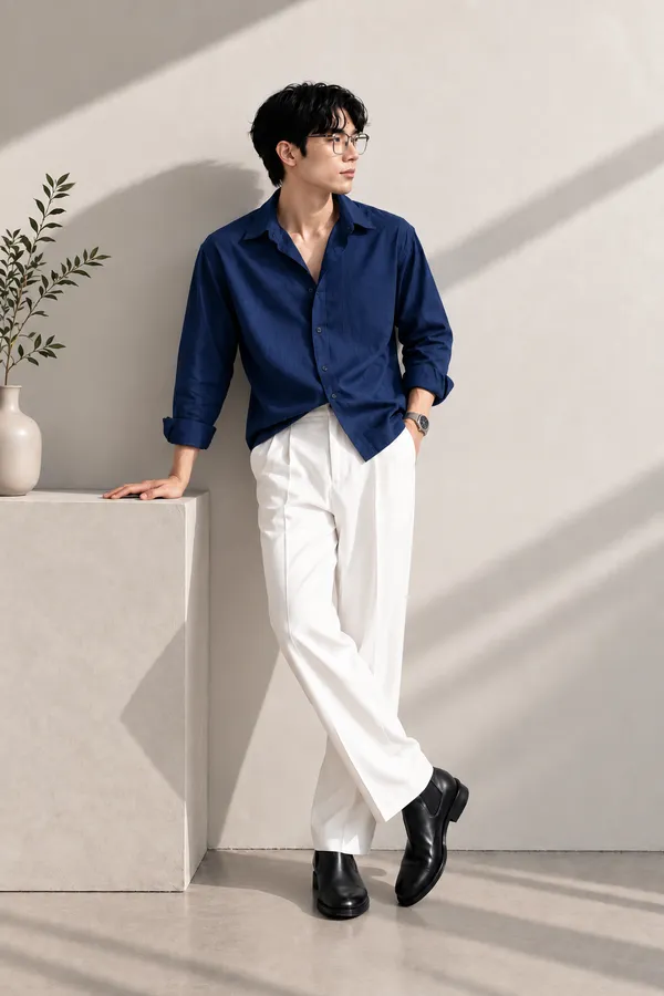 Navy_Textured_Regular_Fit_Shirt_for_Men