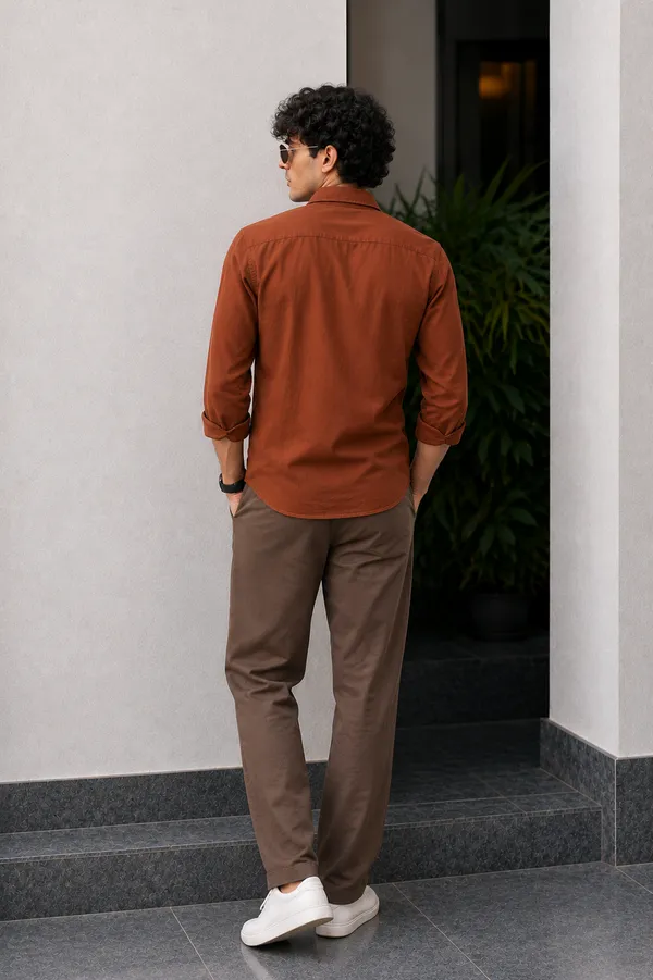 Rust_Woven_Casual_Fit_Shirt_for_Men