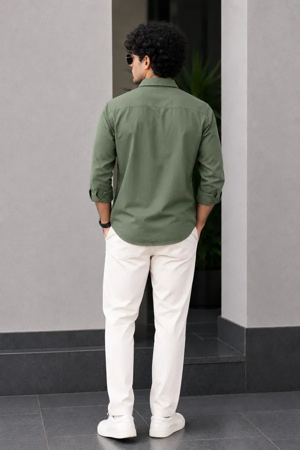 Green_Casual_Fit_Shirt_for_Men