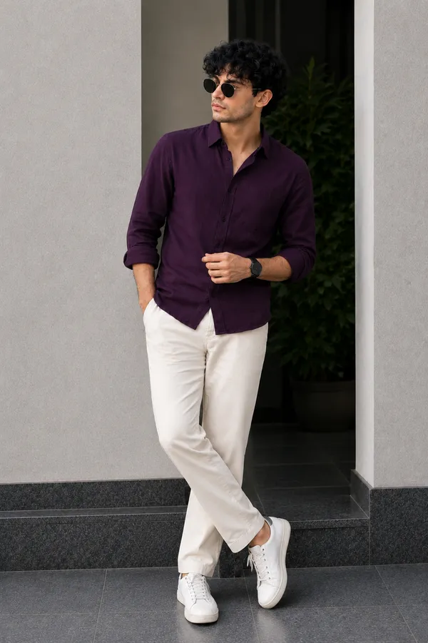 Purple_Casual_Fit_Shirt_for_Men