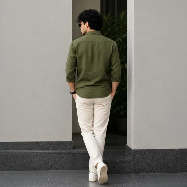 Olive_Cotton_Linen_Blend_Regular_Fit_Shirt_for_Men
