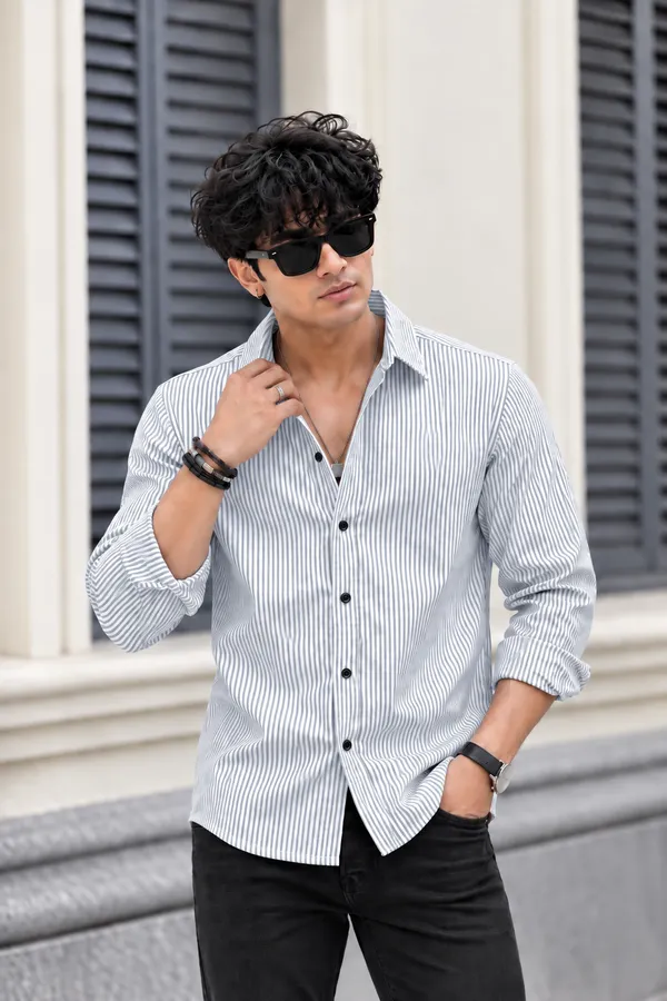 White_Striped_Regular_Fit_Shirt_for_Men