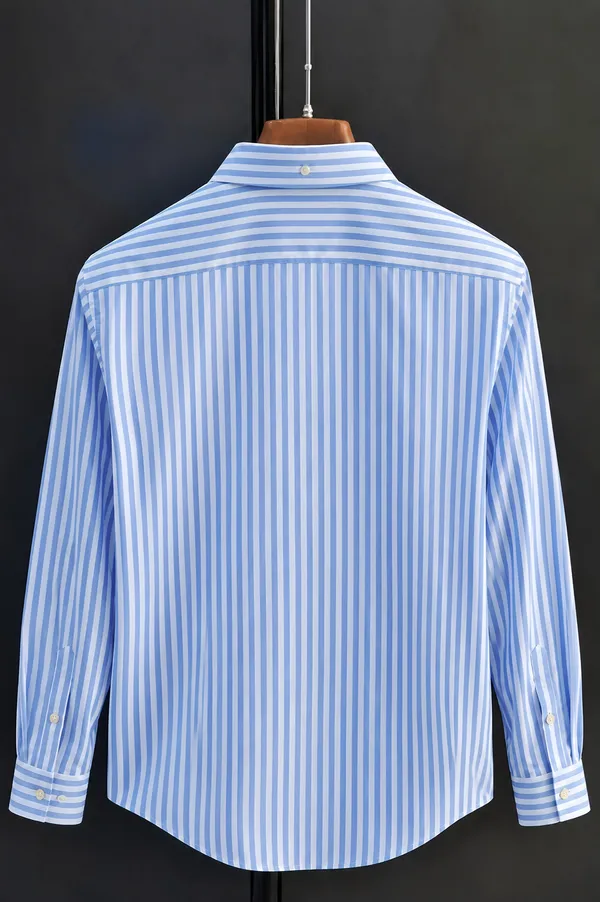 Blue_Striped_Full_Sleeve_Mandarin_Collar_Shirt_for_Men