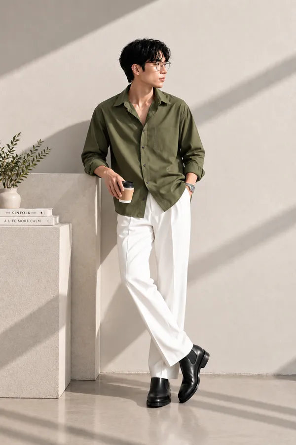 Olive_Green_Woven_Regular_Fit_Shirt_for_Men