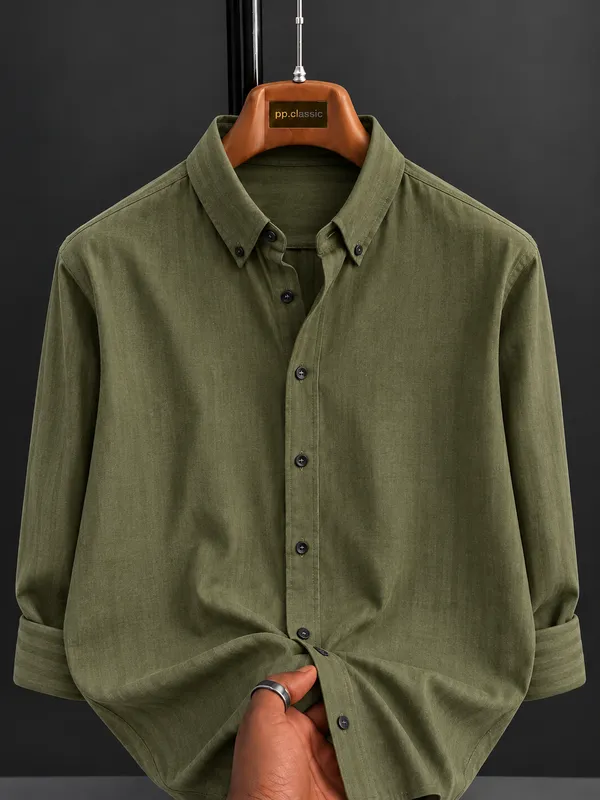 Olive_Regular_Fit_Shirt_for_Men