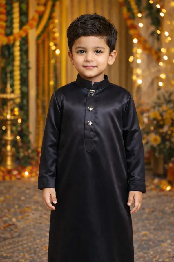 Black_Jubba_For_Boys_|_Traditional_Islamic_Thobe_For_Kids_|_Stylish_Full_Sleeve_Kurta_Jubba_For_Boys_|_Wedding,_Eid_&_Festive_Wear