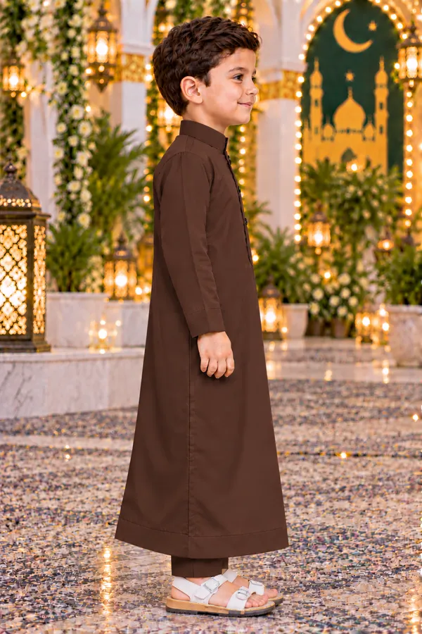 Boys_Dark_Brown_Thobe_|_Islamic_Traditional_Jubba_for_Kids_|_Full_Length_Muslim_Wear