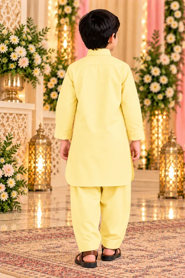 Boys_Light_Yellow_Pathani_Kurta_Pajama_In_Giza_Cotton_|_Kids_Pathani_Suit_|_Eid,_Wedding_&_Festive_Wear