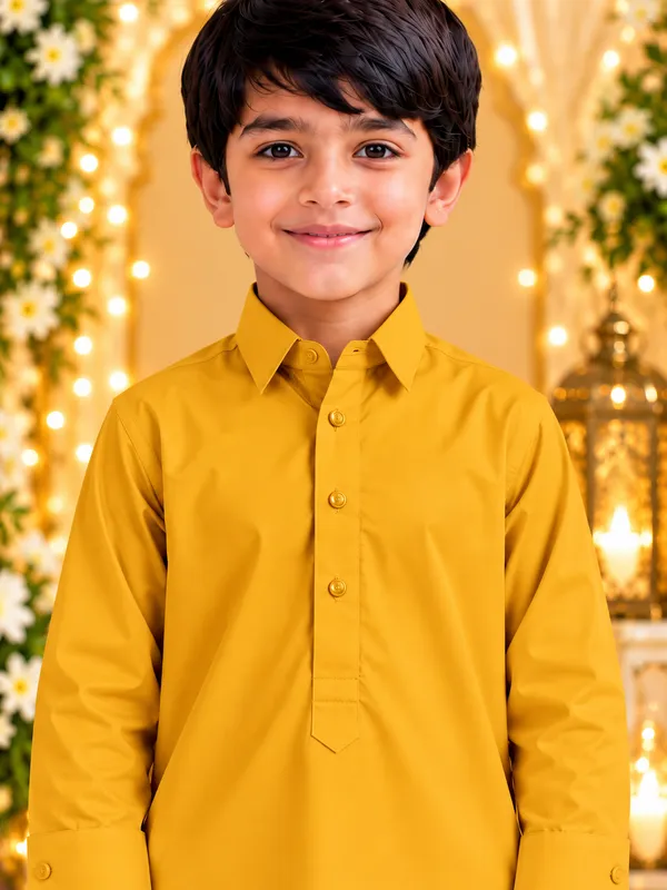 Boys_Yellow_Pathani_Kurta_Pajama_In_Giza_Cotton_|_Kids_Pathani_Suit_|_Eid,_Haldi,_Wedding_&_Festive_Wear