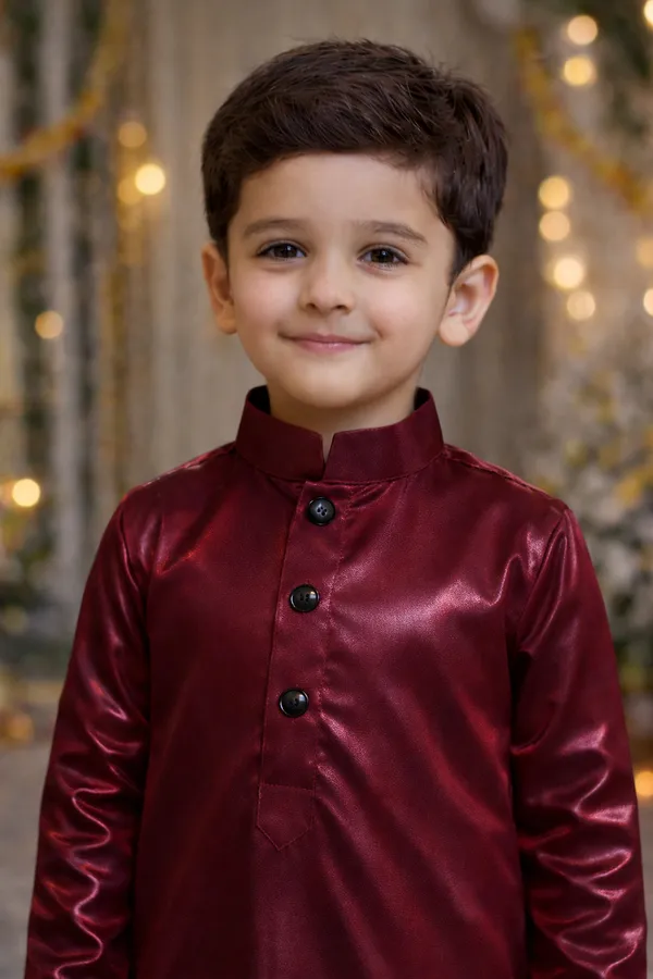 Maroon_Thobe_For_Boys_|_Traditional_Islamic_Thobe_For_Kids_|_Stylish_Jubba_For_Boys_|_Eid,_Wedding_&_Festive_Wear