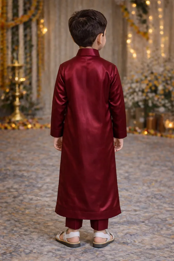 Maroon_Thobe_For_Boys_|_Traditional_Islamic_Thobe_For_Kids_|_Stylish_Jubba_For_Boys_|_Eid,_Wedding_&_Festive_Wear