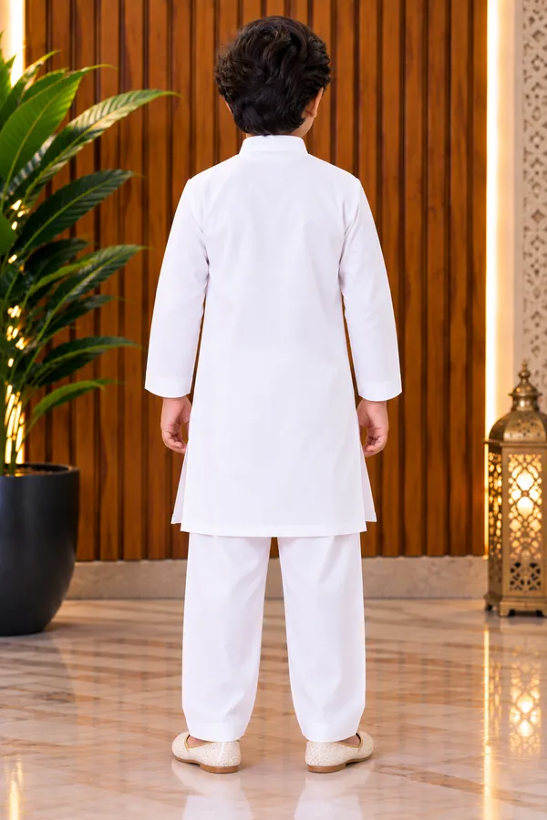 White_Kurta_Pajama_Set_For_Boys_|_Wedding_Special_Ethnic_Wear_|_Stylish_Traditional_Kurta_With_White_Pajama_|_Party_&_Festive_Wear_For_Kids