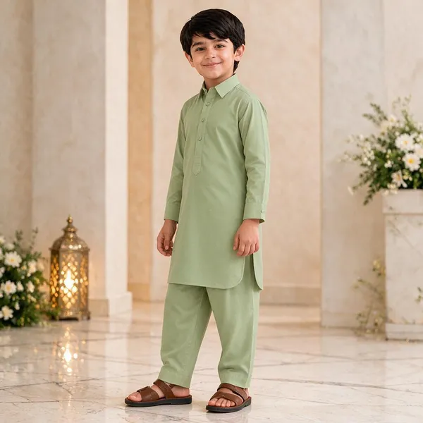 Boys_Pista_Green_Pathani_Kurta_Pajama_In_Giza_Cotton_|_Kids_Pathani_Suit_|_Eid,_Wedding_&_Festive_Wear