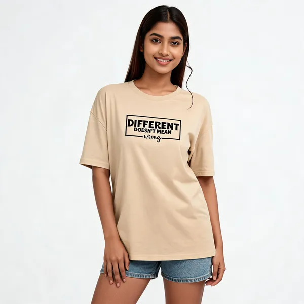 Beige_Pure_Cotton_Graphic_Print_Oversized_T-Shirt_For_Women